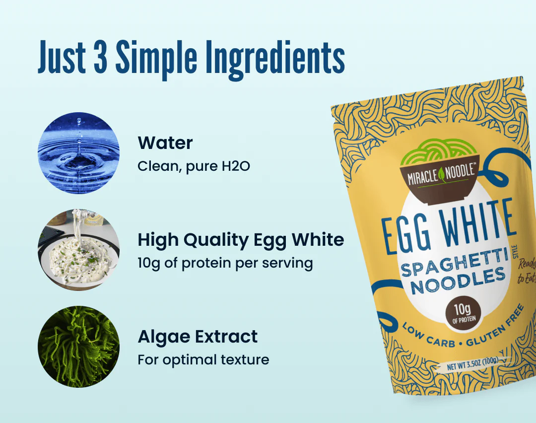 Miracle Noodle Egg White Spaghetti Noodles - Image 6